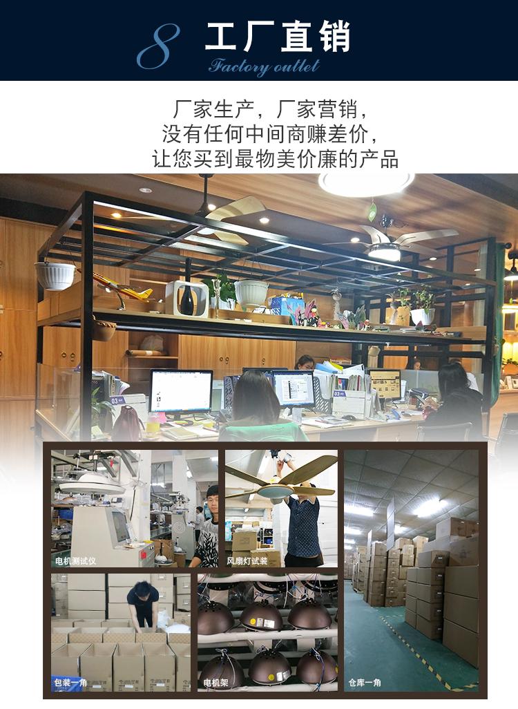 鴻森林現代48寸8葉LED變頻節能靜音隱形風扇燈 家居清涼與美學的完美融合
